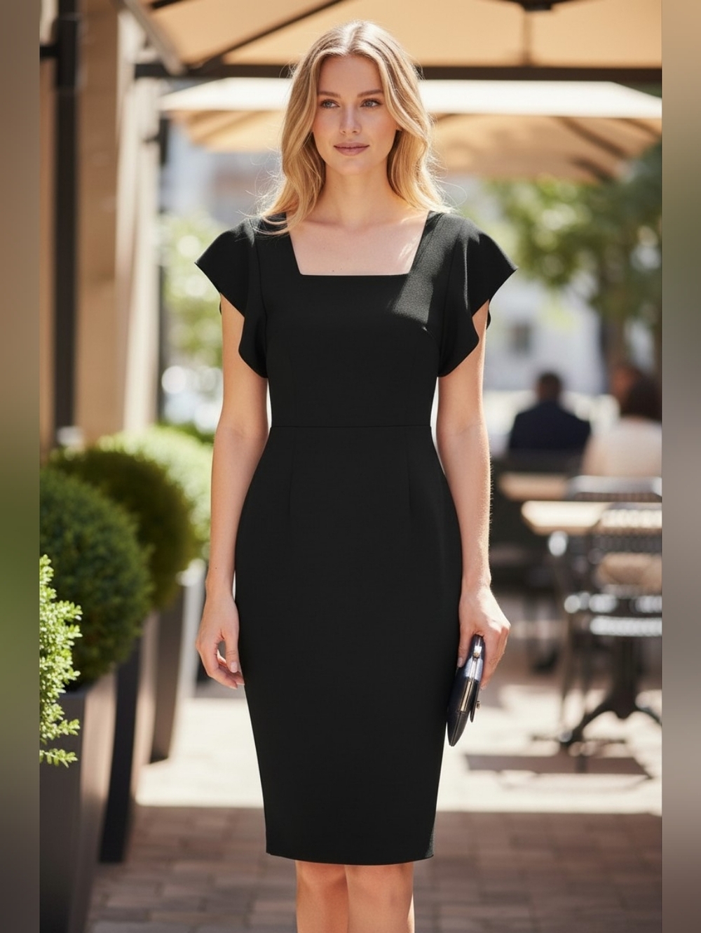 NWOT Zac Posen Black Silk Dress